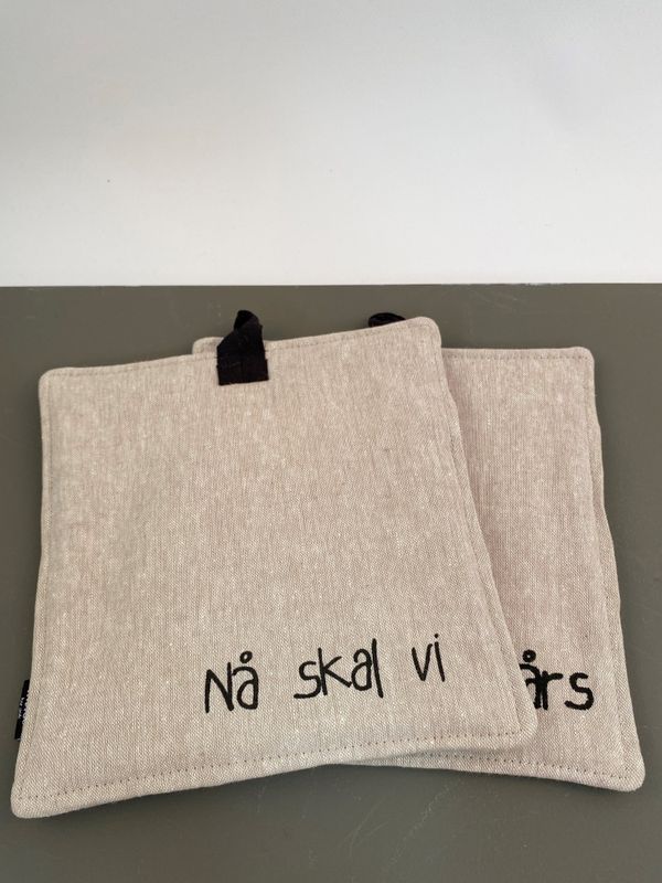Grytelapp i halvlin