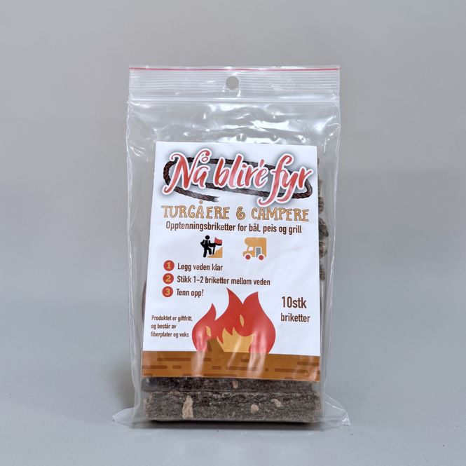 Hovedbilde Tennbriketter turpakke 10stk